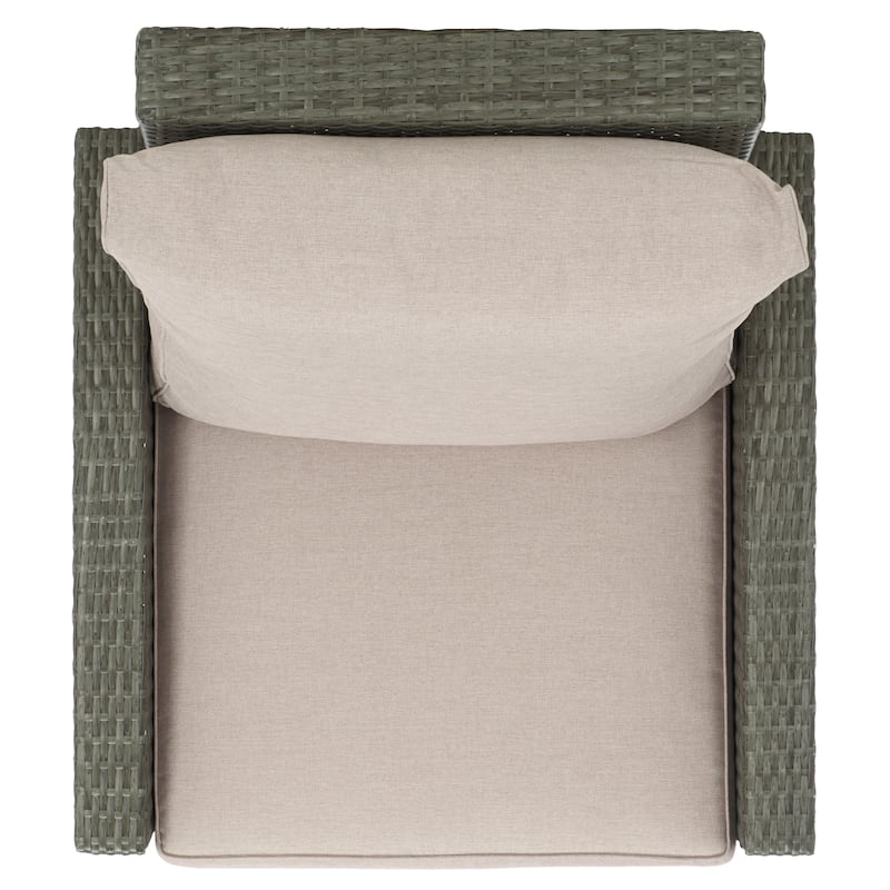 SAFAVIEH Outdoor Patio Furniture Landon Recliner Chair - 32"W x 36"D x 36"H