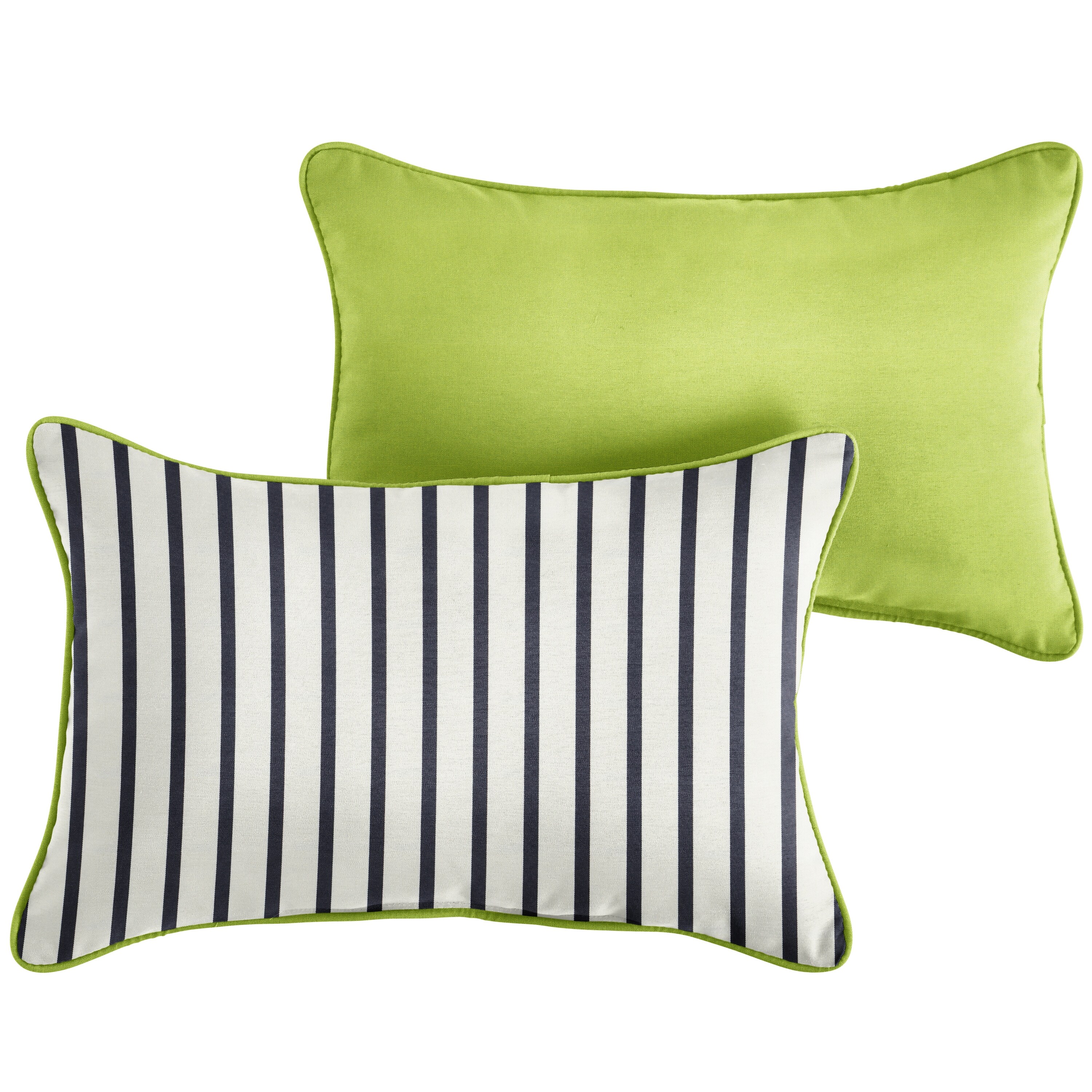 Sunbrella Indoor/Outdoor Two-Sided Lumbar Pillows, Set of 2, - Picture 8 of 25