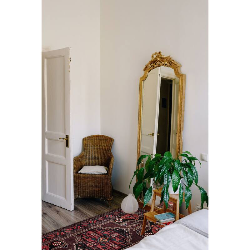 ECARPETGALLERY Hand-knotted Anatolian Dark Red Wool Rug - 3'7 x 7'0