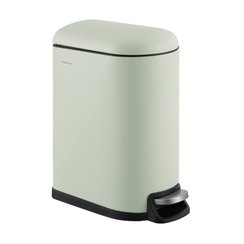 happimess Roland Mini Step-Open Trash Can - Pistachio Gelato