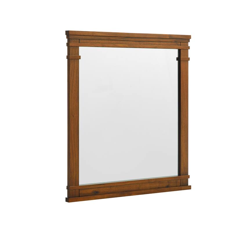 Frank Lloyd Wright USONIA® Harmony 28-inch Wood Mirror