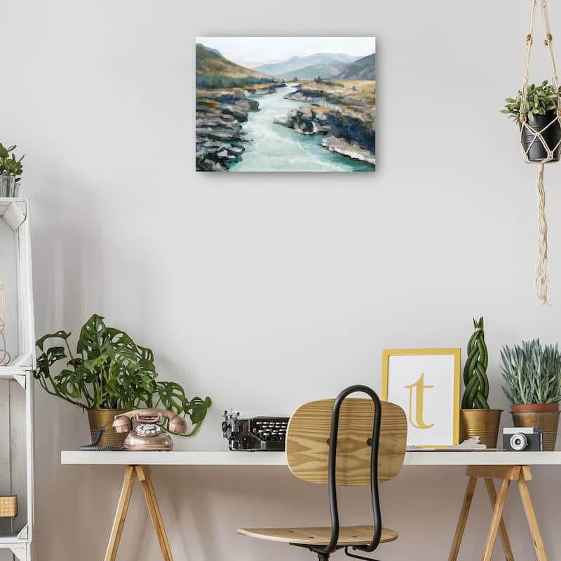 Landscape Layers II By Studio Arts Canvas Art Print