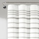 preview thumbnail 6 of 21, Lush Decor Breezy Chic Tassel Jacquard Eco-Friendly Recycled Cotton Shower Curtain Single
