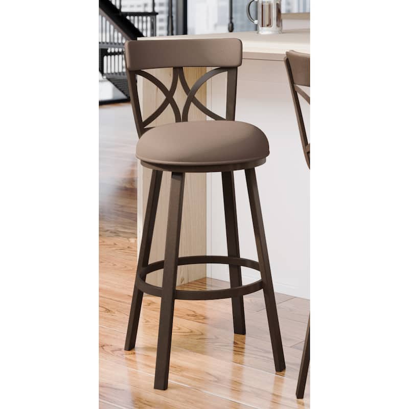 Tempo Furniture Bradley Swivel 26" Counterstool/30" Barstool by Furnish Theory