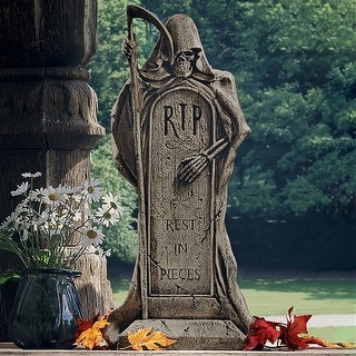 Design Toscano Rest In Pieces Grim Reaper Tombstone - Bed Bath