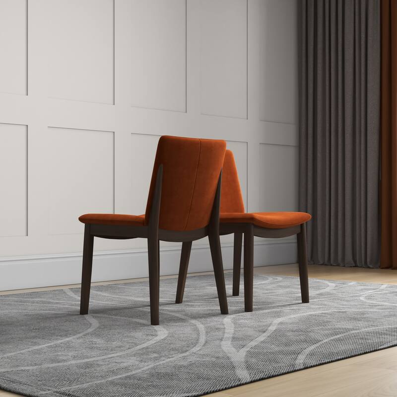 Modern Solid Wood Dining Chair (Set of 2)