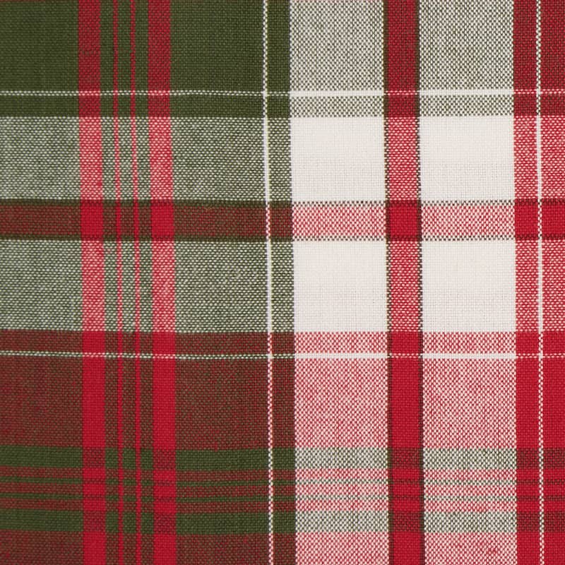 Christmas Plaid Pillow Cover 18x18 (Set of 4)