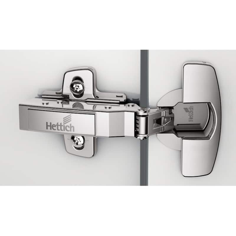Hettich HT9073650 Sensys 5/8" Overlay Concealed Euro Cabinet Door - Zinc