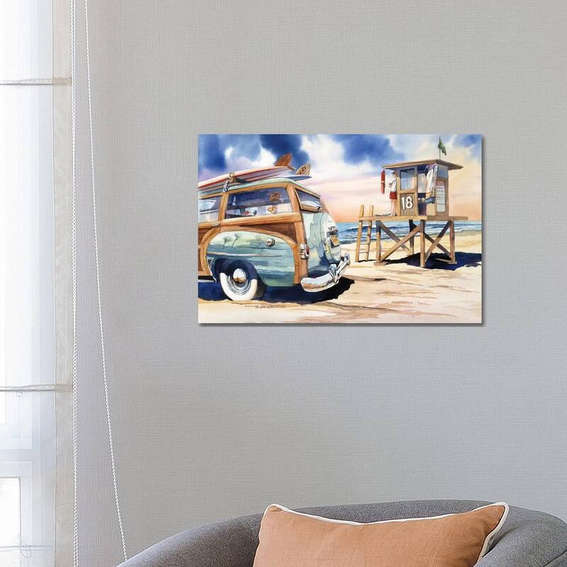 iCanvas "Surf Watch" by Bill Drysdale Canvas Print - 18x26x1.5