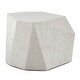 preview thumbnail 1 of 3, Uttermost Parra Limestone Outdoor Side Table