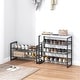 preview thumbnail 4 of 3, Shoe Rack 6 Tier - 11.8"D x 29"W x 44.57"H