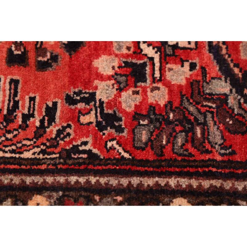 ECARPETGALLERY Hand-knotted Anadol Red Wool Rug - 3'10 x 14'3