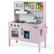 preview thumbnail 4 of 37, Costway Kids Kitchen Playset Wooden Pretend Play Chef Toy with - See Details Pink+White