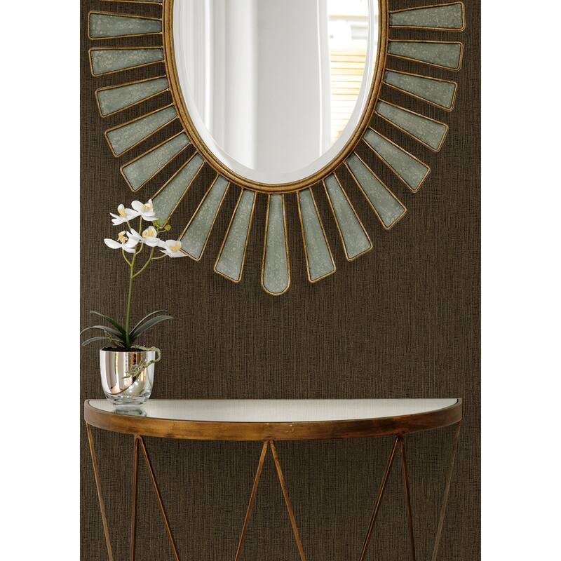 Seabrook Designs Natural Tether Embossed Vinyl Unpasted Wallpaper