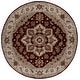 preview thumbnail 29 of 32, SAFAVIEH Handmade Royalty Shafa Traditional Oriental Wool Rug 7' Round - Red/Beige - Round
