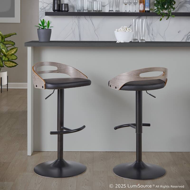 Cassis Adjustable Barstool - Set of 2