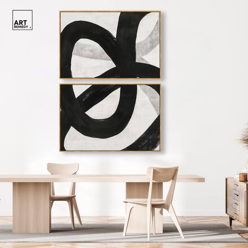 Infinite Loop I Canvas Set of 2 by Art Remedy