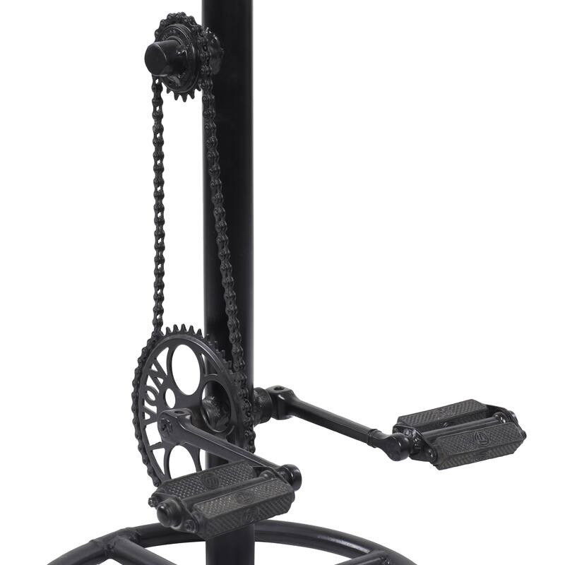 Metal Bike Counter Stool with Pedals - Brown - Roche River Decor