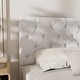 preview thumbnail 12 of 15, Plywood Frame Upholstered Platform Bed with Lift-up Storage