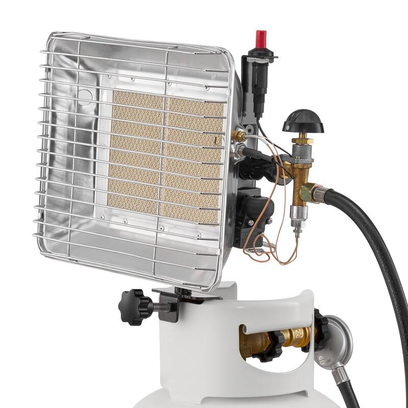 13000 BTU Propane Gas Heater with Stepless Temperature Control - 11.81 x 9.84 x 3.94 inches