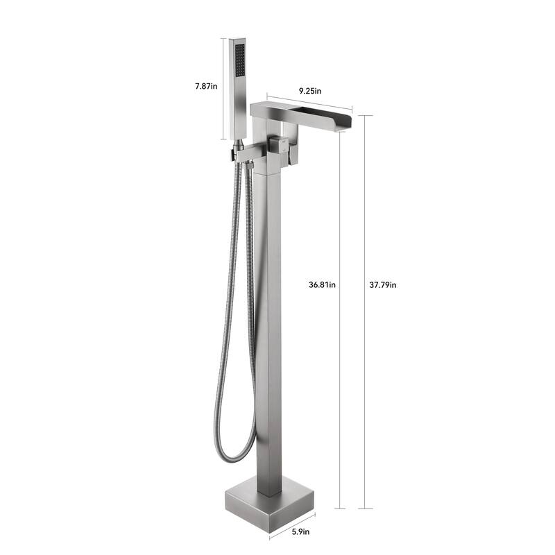 Single-Handle Freestanding Tub Faucet Mount Tub Faucet Bathtub Filler