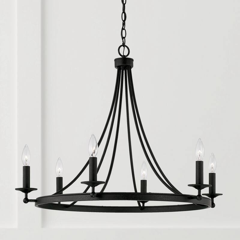 6-Light Hanging Chandelier