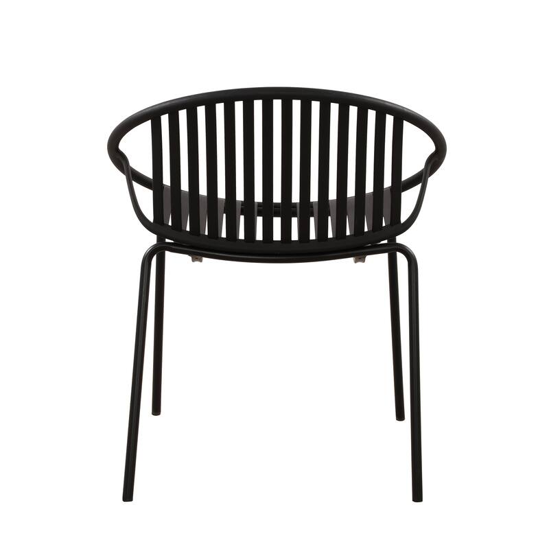 Patio Dining Chairs Stackable Chairs with Breathable Design