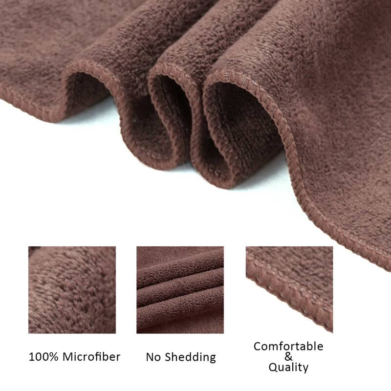 6 Piece 3 Color Extra Absorbent Towel Set Multipurpose - 27"x55"