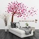 preview thumbnail 1 of 2, Walplus Huge Pink Tree 3D Butterfly Children Wall Sticker Nursery Decor