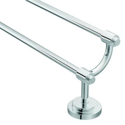 Moen 24" Double Towel Bar from the Iso Collection