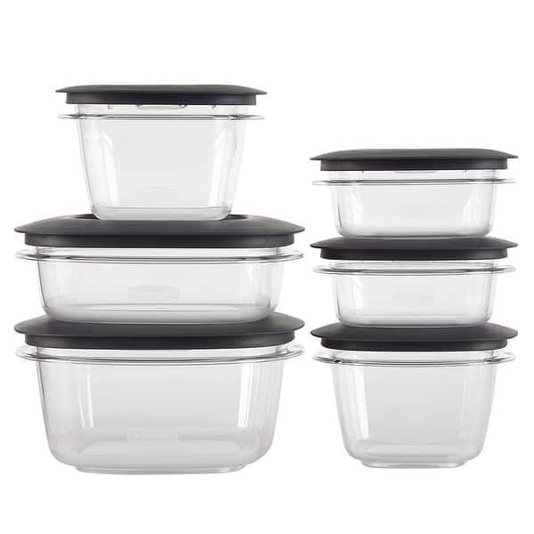 Rubbermaid 5 Cup Clear Square Premier Storage Container with Lid