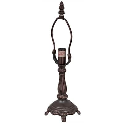 Meyda Tiffany 157987 Footed 9" Tall Lamp Base