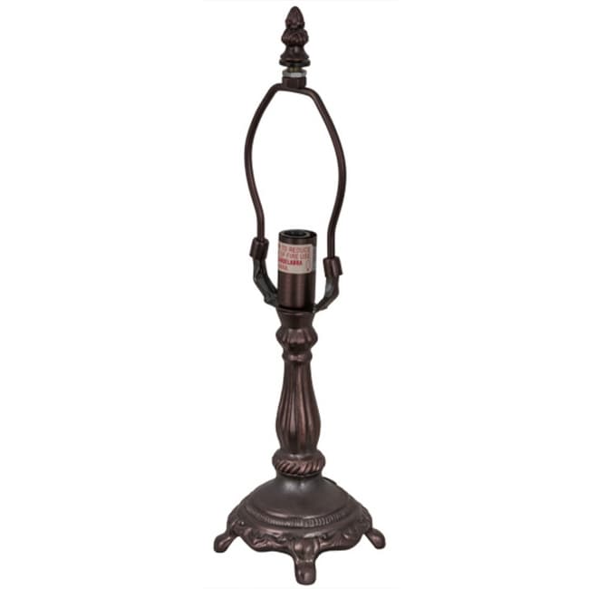 Meyda Tiffany 157987 Footed 9" Tall Lamp Base