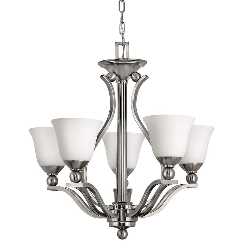 Hinkley Lighting Bolla 5 Light 1 Tier Chandelier from the Bolla - Brushed Nickel