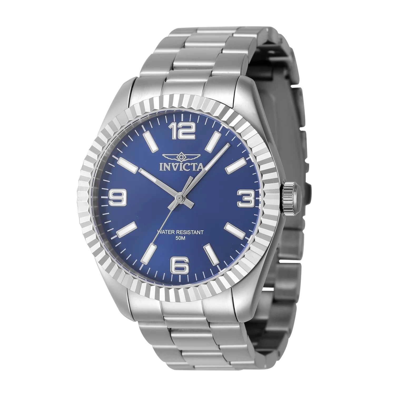 Invicta Men's 47451 Specialty Quartz 3 Hand Blue Dial Watch