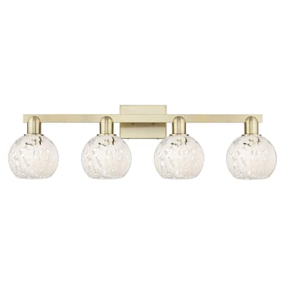 Innovations Lighting 716-4W-10-33 White Mouchette Vanity White
