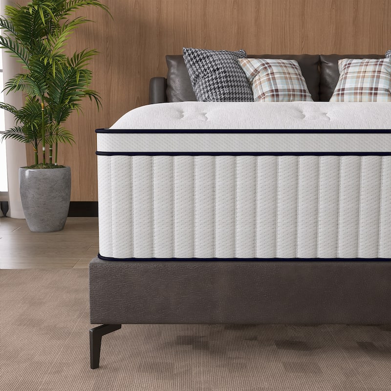 12 Inch Hybrid Queen Mattress in a Box with Pocket Springs