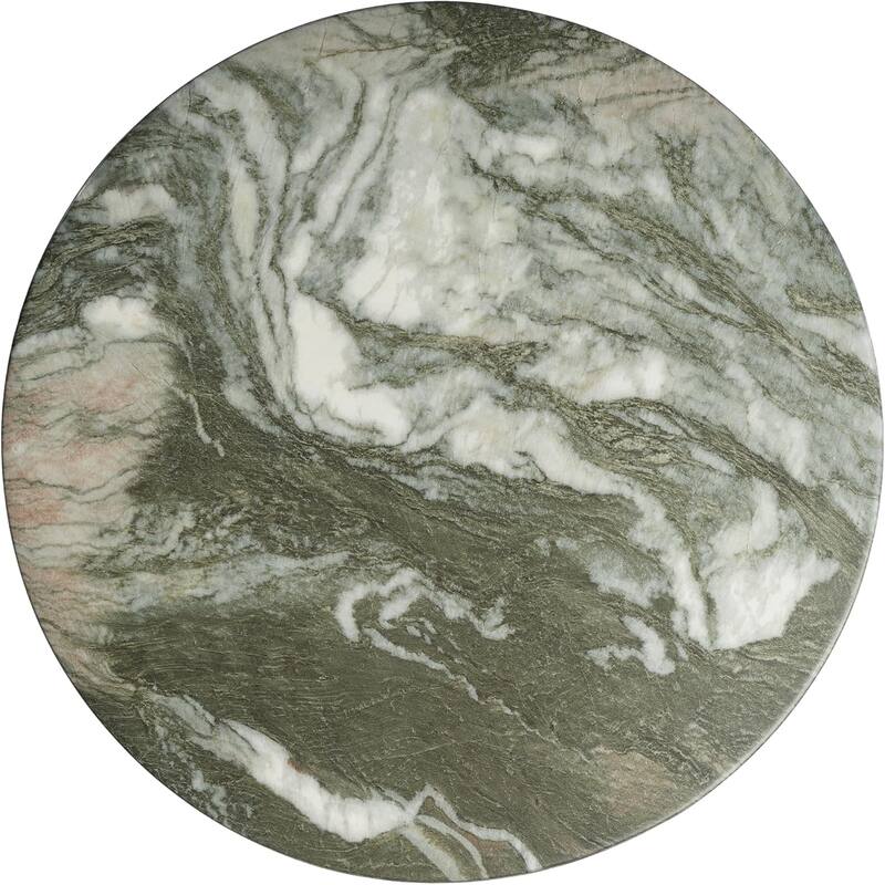 Studio London Marble Effect Side Table and Selene Stool with No assembly