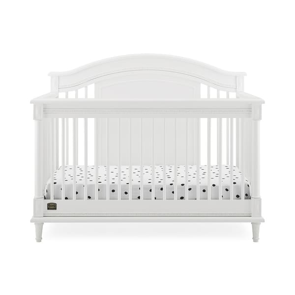 slide 2 of 10, Juliette 6-in-1 Convertible Crib with Toddler Rail, Greenguard Gold Certified White