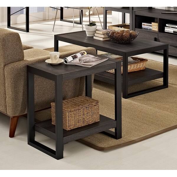 Shop Carbon Loft Hamilton 24 Inch Charcoal Urban Blend Side Table On Sale Overstock 11651530