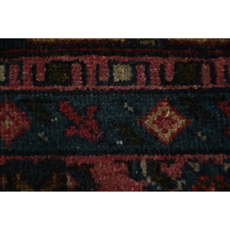 Hand Knotted Oriental 100% Wool Carpet Traditional Floral Pink Mahal Area Rug - 10' 11'' X 8' 9''