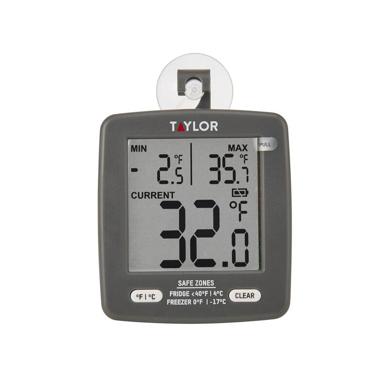 Taylor LCD Display Kitchen Thermometer, Grey
