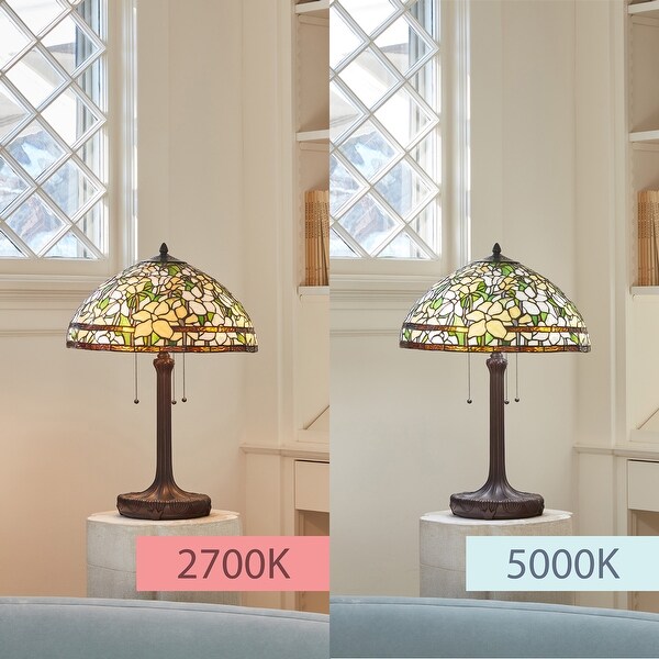Yellow tiffany lamp on sale