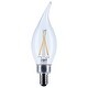 preview thumbnail 1 of 1, 3 Watt CA10 LED Candelabra Base Clear 3000K CCT 120 Volt Clear