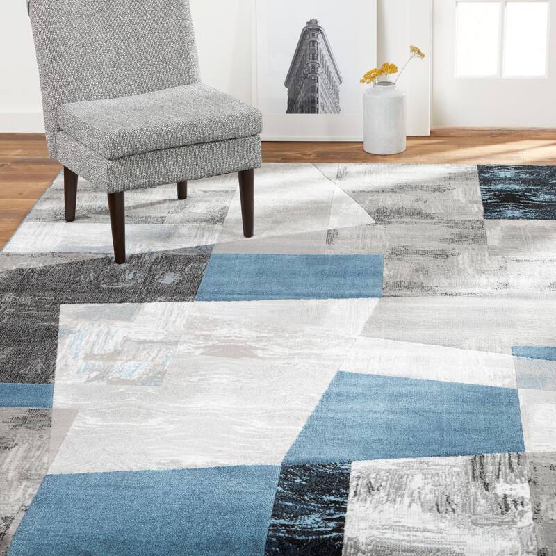 Home Dynamix Catalina Bismark Contemporary Geometric Area Rug