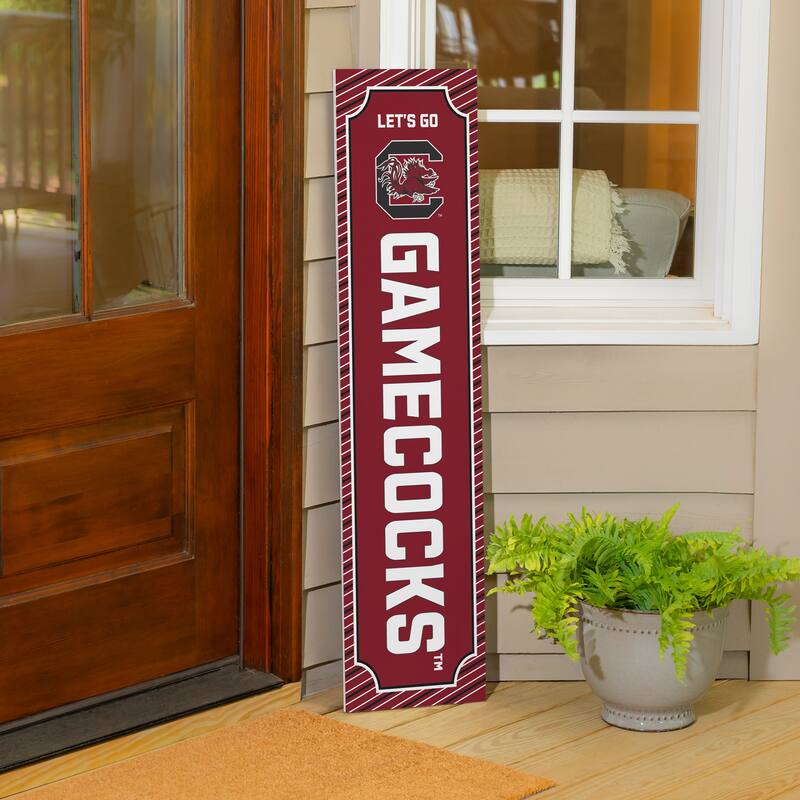 47" Double Sided Seasonal Porch Leaner, University of South Carolina - 47" x 11.25"