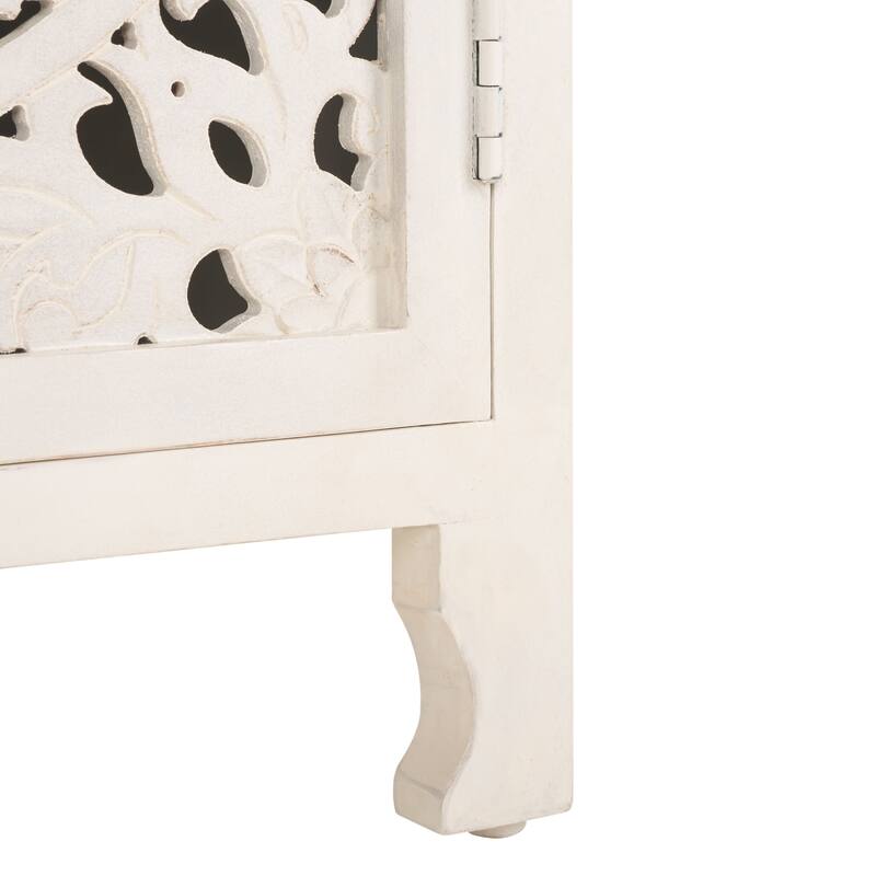 SAFAVIEH Adilene 2-Shelf Single Door Nightstand