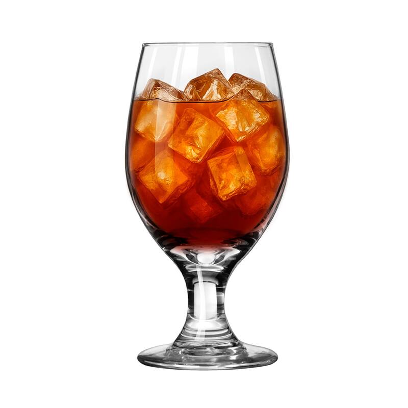 Libbey Perception Banquet Goblet Glasses, 14-ounce, Set of 12 - Set of 12 - Set of 12