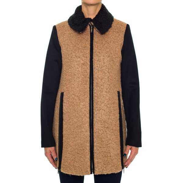 Laundry By Shelli Segal Wool Coat with Front Side Zip