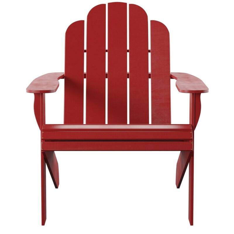 Linon Gavil Adirondack Chair - Red